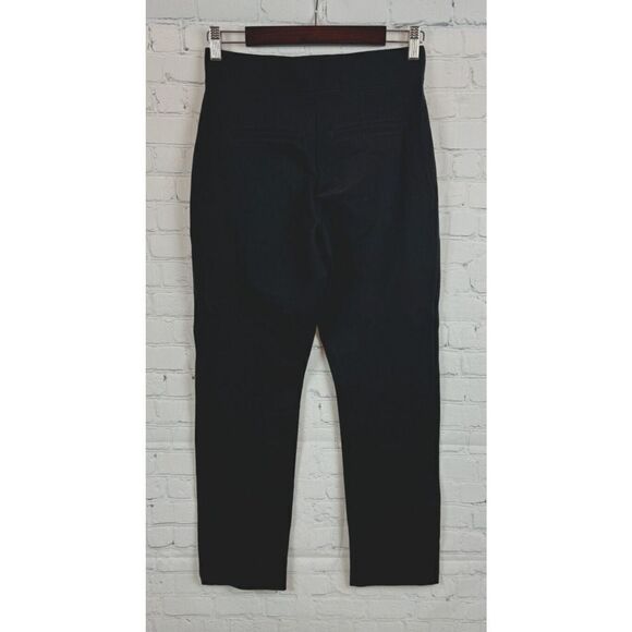 SPANX black pull on stretch pants straight leggings size M - Picture 3 of 6